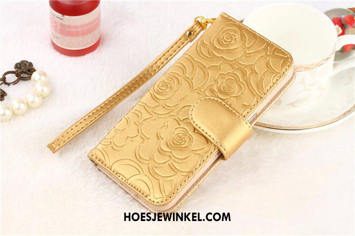 Samsung Galaxy Note 4 Hoesje Clamshell Anti-fall Bescherming, Samsung Galaxy Note 4 Hoesje Hoes Goud