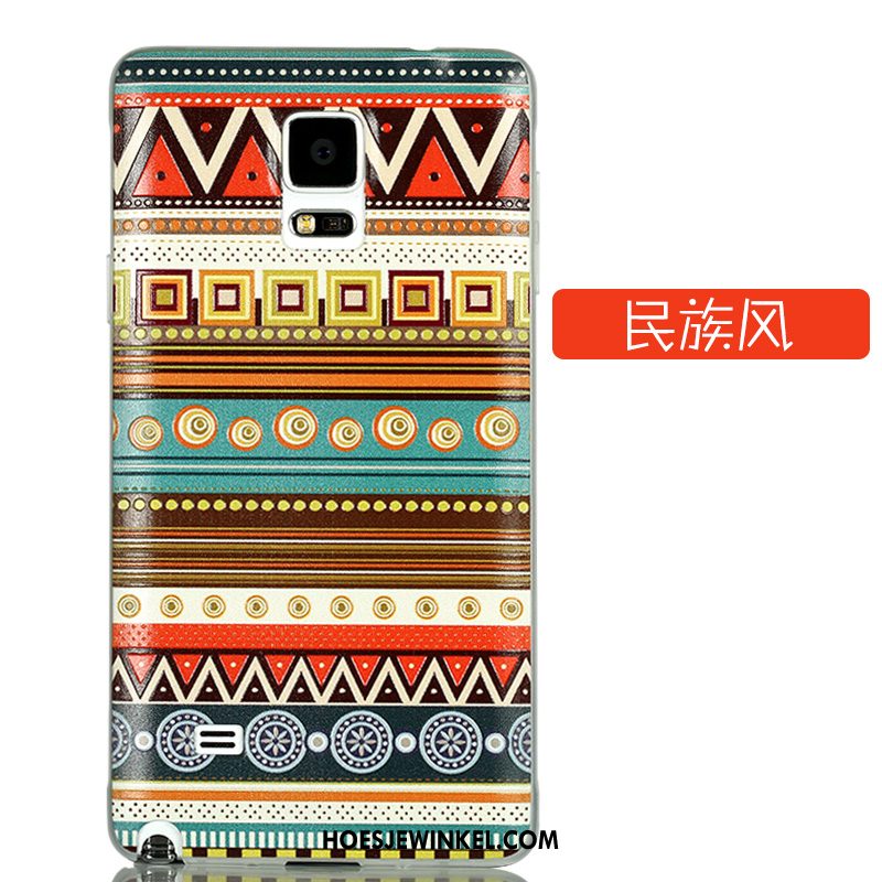 Samsung Galaxy Note 4 Hoesje Dun Hoes Schrobben, Samsung Galaxy Note 4 Hoesje Spotprent Scheppend