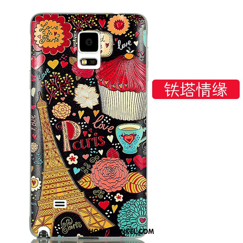 Samsung Galaxy Note 4 Hoesje Dun Hoes Schrobben, Samsung Galaxy Note 4 Hoesje Spotprent Scheppend