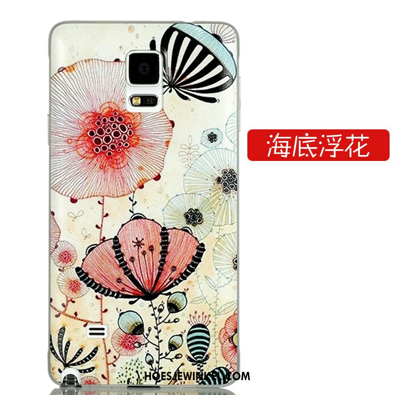 Samsung Galaxy Note 4 Hoesje Dun Hoes Schrobben, Samsung Galaxy Note 4 Hoesje Spotprent Scheppend