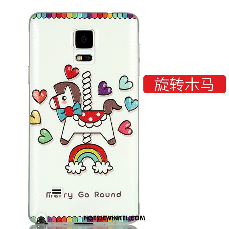 Samsung Galaxy Note 4 Hoesje Dun Hoes Schrobben, Samsung Galaxy Note 4 Hoesje Spotprent Scheppend