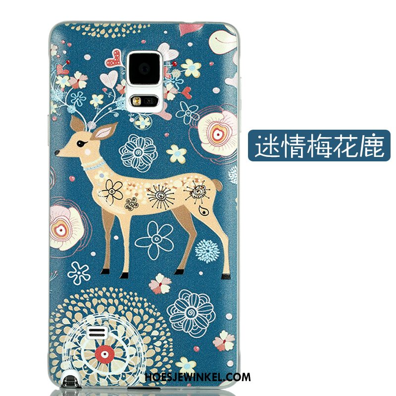 Samsung Galaxy Note 4 Hoesje Dun Hoes Schrobben, Samsung Galaxy Note 4 Hoesje Spotprent Scheppend