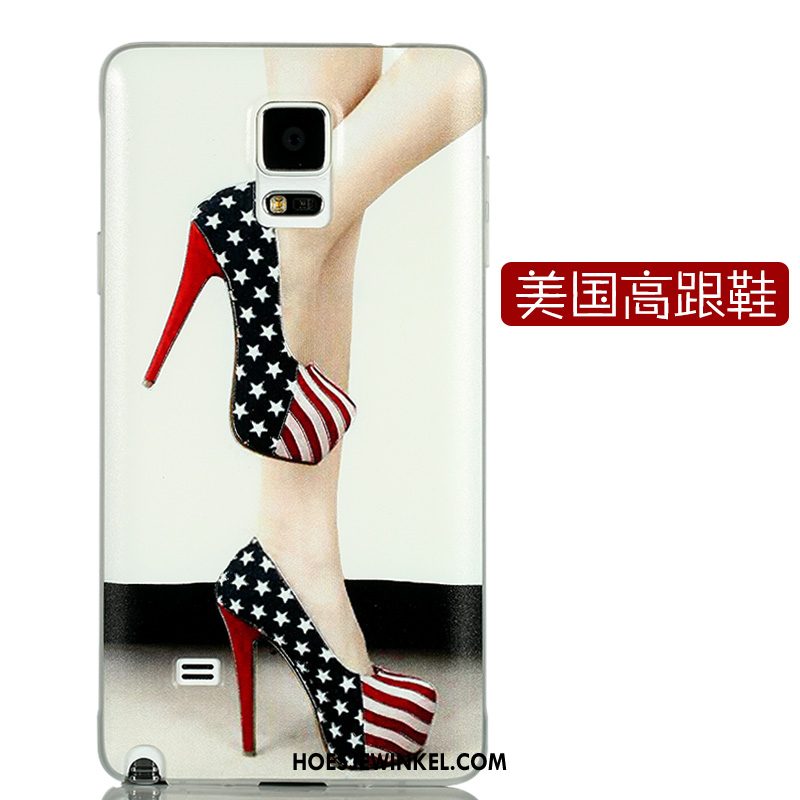 Samsung Galaxy Note 4 Hoesje Dun Hoes Schrobben, Samsung Galaxy Note 4 Hoesje Spotprent Scheppend