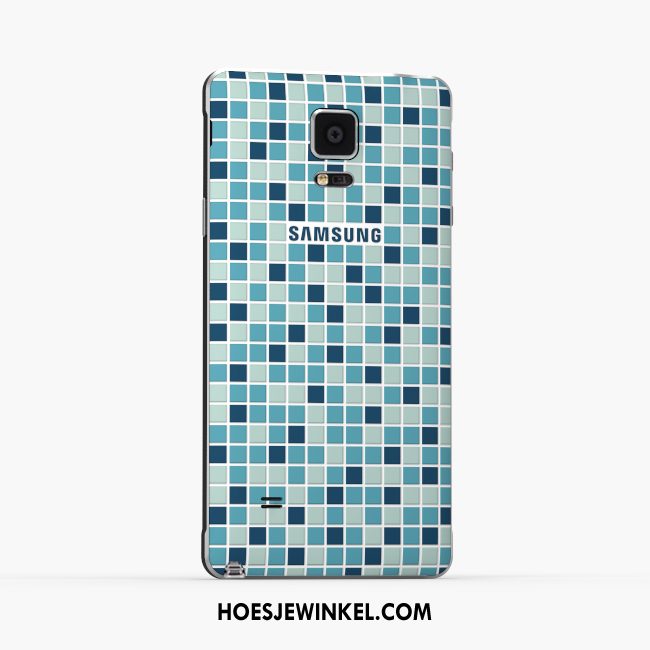 Samsung Galaxy Note 4 Hoesje Mobiele Telefoon Achterklep Zwart, Samsung Galaxy Note 4 Hoesje Koe Reliëf