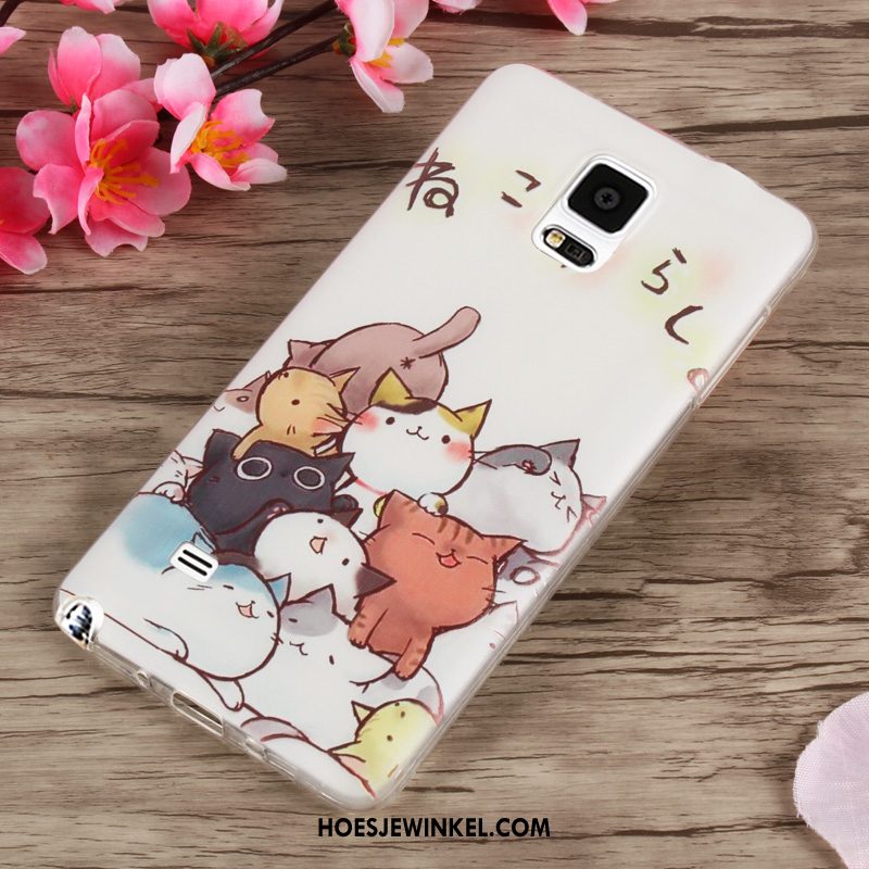 Samsung Galaxy Note 4 Hoesje Purper Anti-fall Hoes, Samsung Galaxy Note 4 Hoesje Mobiele Telefoon Siliconen