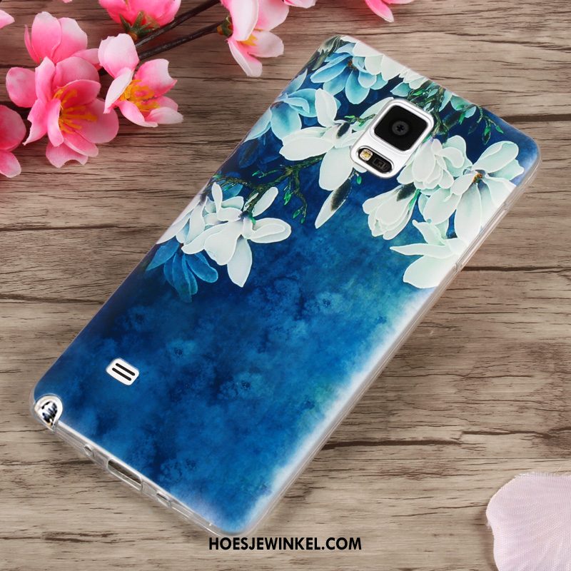 Samsung Galaxy Note 4 Hoesje Purper Anti-fall Hoes, Samsung Galaxy Note 4 Hoesje Mobiele Telefoon Siliconen