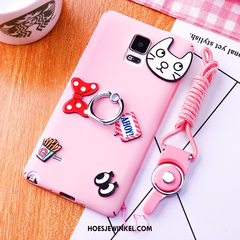 Samsung Galaxy Note 4 Hoesje Rood Bescherming Hoes, Samsung Galaxy Note 4 Hoesje Ster Hanger