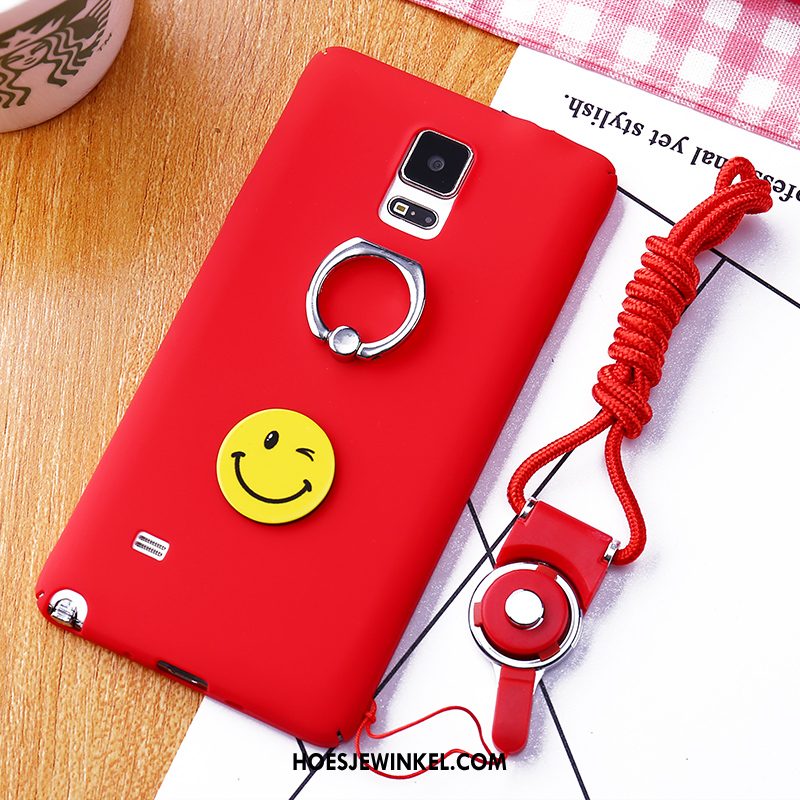 Samsung Galaxy Note 4 Hoesje Rood Bescherming Hoes, Samsung Galaxy Note 4 Hoesje Ster Hanger