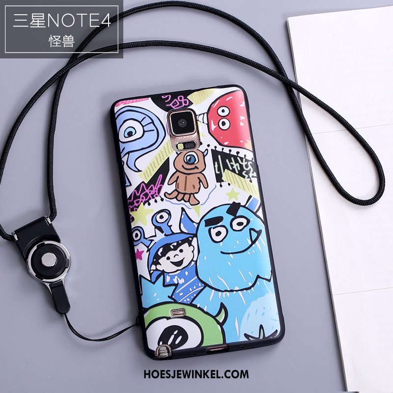 Samsung Galaxy Note 4 Hoesje Scheppend Spotprent Mobiele Telefoon, Samsung Galaxy Note 4 Hoesje Anti-fall Ster