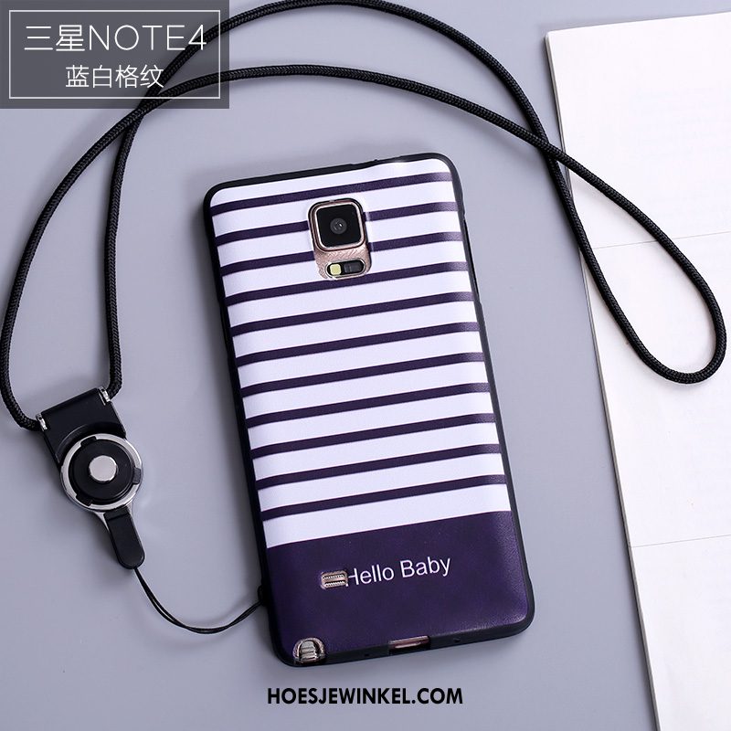 Samsung Galaxy Note 4 Hoesje Scheppend Spotprent Mobiele Telefoon, Samsung Galaxy Note 4 Hoesje Anti-fall Ster