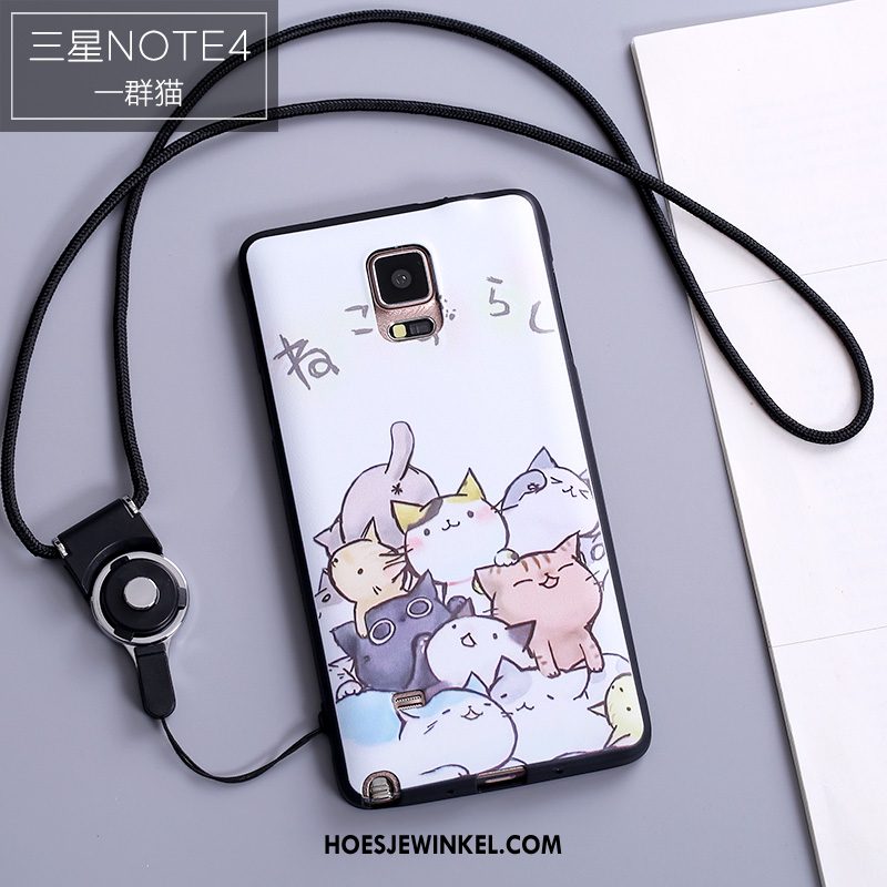 Samsung Galaxy Note 4 Hoesje Scheppend Spotprent Mobiele Telefoon, Samsung Galaxy Note 4 Hoesje Anti-fall Ster