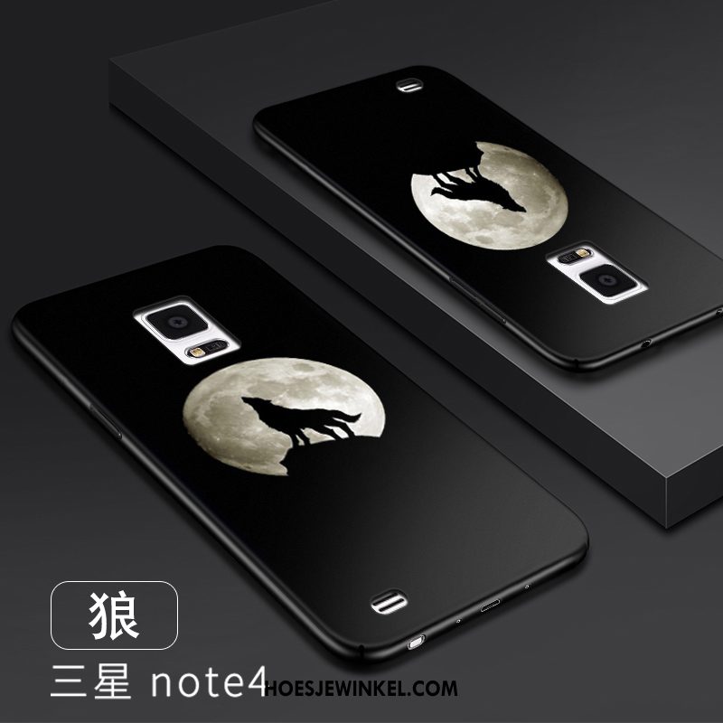 Samsung Galaxy Note 4 Hoesje Zwart Anti-fall Schrobben, Samsung Galaxy Note 4 Hoesje Persoonlijk Bescherming