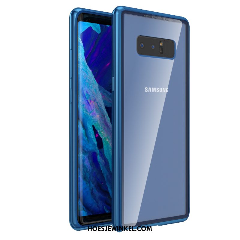 Samsung Galaxy Note 8 Hoesje All Inclusive Ster Trendy Merk, Samsung Galaxy Note 8 Hoesje Achterklep Persoonlijk