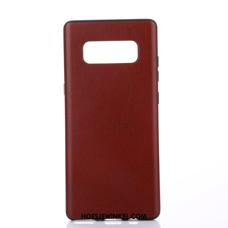 Samsung Galaxy Note 8 Hoesje Anti-fall Zacht Hoes, Samsung Galaxy Note 8 Hoesje Mobiele Telefoon Ster Braun