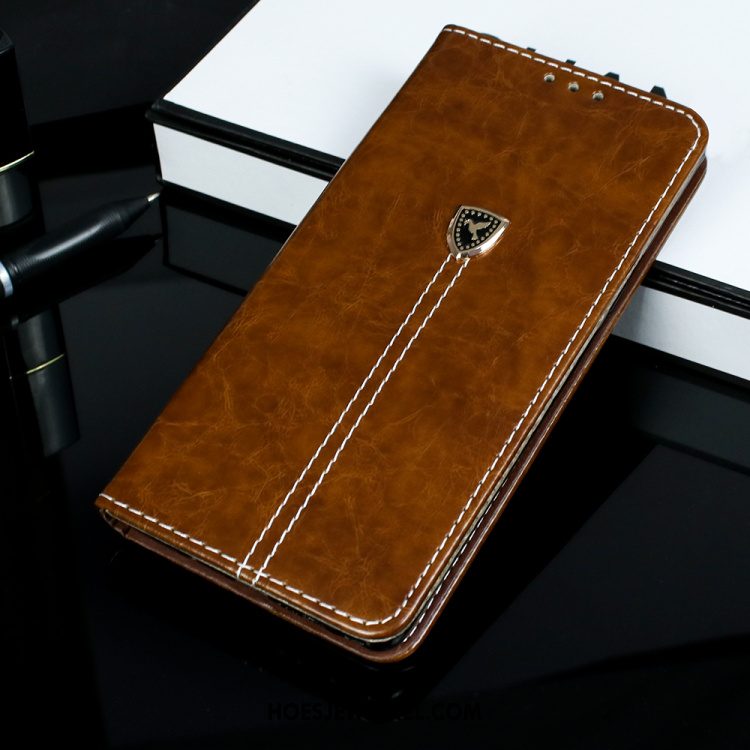 Samsung Galaxy Note 8 Hoesje Anti-fall Zacht Leren Etui, Samsung Galaxy Note 8 Hoesje Bedrijf Ster