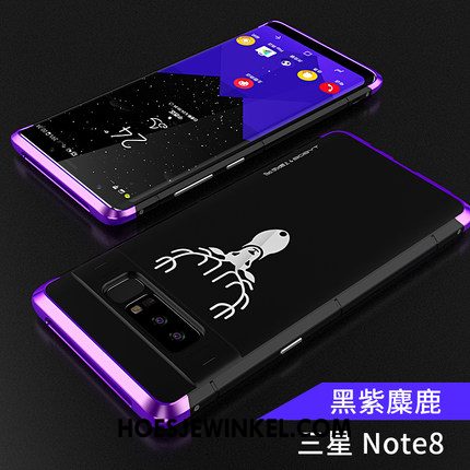 Samsung Galaxy Note 8 Hoesje Hard Schrobben Blauw, Samsung Galaxy Note 8 Hoesje Dun Hoes