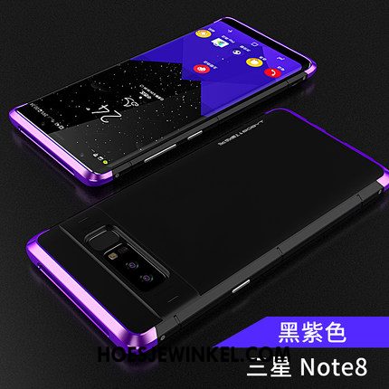 Samsung Galaxy Note 8 Hoesje Hard Schrobben Blauw, Samsung Galaxy Note 8 Hoesje Dun Hoes