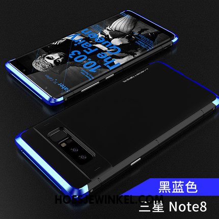 Samsung Galaxy Note 8 Hoesje Hard Schrobben Blauw, Samsung Galaxy Note 8 Hoesje Dun Hoes