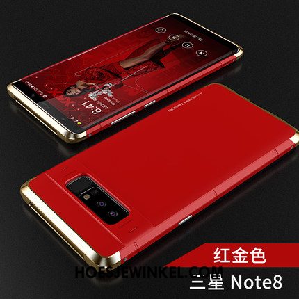 Samsung Galaxy Note 8 Hoesje Hard Schrobben Blauw, Samsung Galaxy Note 8 Hoesje Dun Hoes