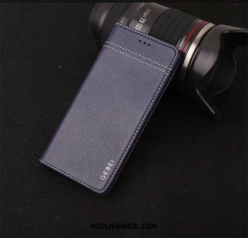 Samsung Galaxy Note 8 Hoesje Leren Etui Echt Leer Khaki, Samsung Galaxy Note 8 Hoesje Hoes Mobiele Telefoon