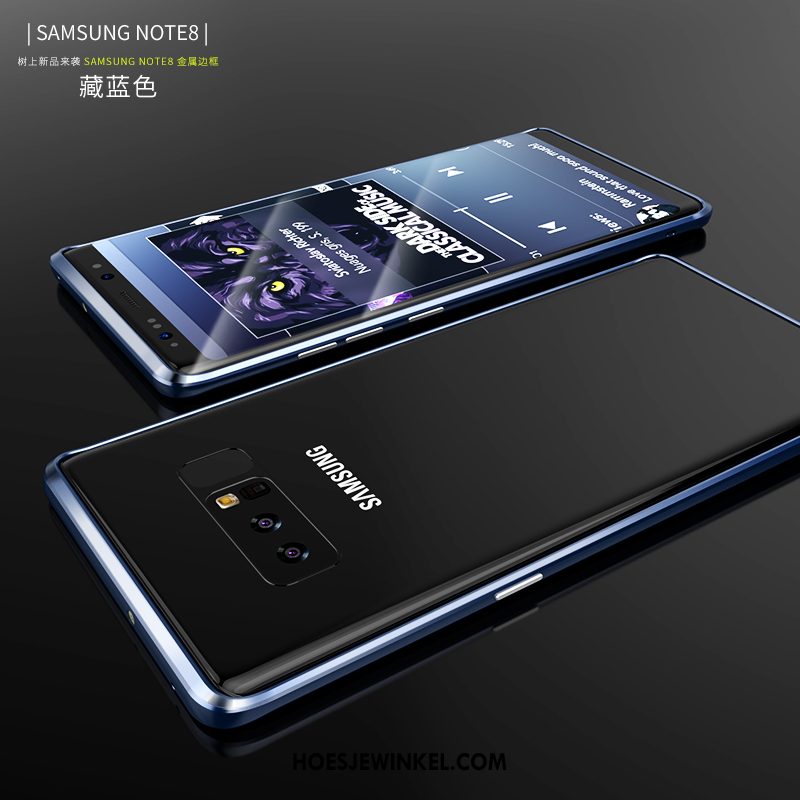 Samsung Galaxy Note 8 Hoesje Omlijsting Scheppend Ster, Samsung Galaxy Note 8 Hoesje Metaal Anti-fall