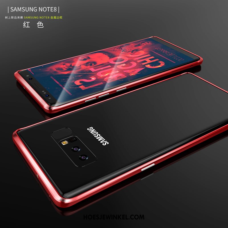 Samsung Galaxy Note 8 Hoesje Omlijsting Scheppend Ster, Samsung Galaxy Note 8 Hoesje Metaal Anti-fall