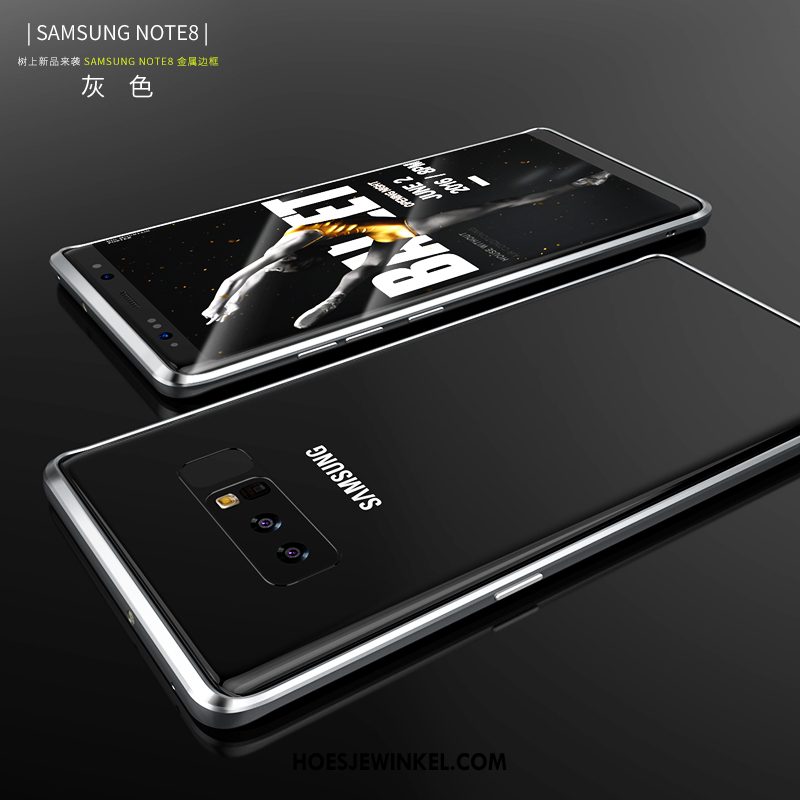 Samsung Galaxy Note 8 Hoesje Omlijsting Scheppend Ster, Samsung Galaxy Note 8 Hoesje Metaal Anti-fall