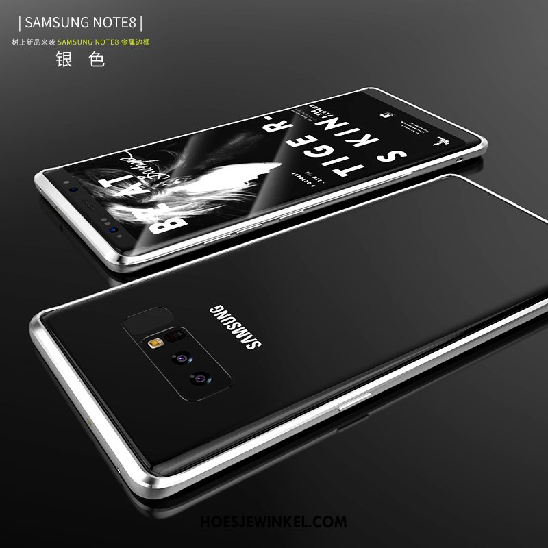 Samsung Galaxy Note 8 Hoesje Omlijsting Scheppend Ster, Samsung Galaxy Note 8 Hoesje Metaal Anti-fall