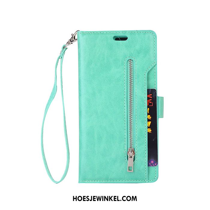 Samsung Galaxy Note 8 Hoesje Portemonnee Kaart Hanger, Samsung Galaxy Note 8 Hoesje Bedrijf Leren Etui