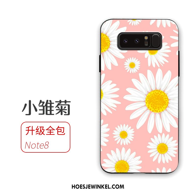 Samsung Galaxy Note 8 Hoesje Roze Ring Siliconen, Samsung Galaxy Note 8 Hoesje Zacht Trend