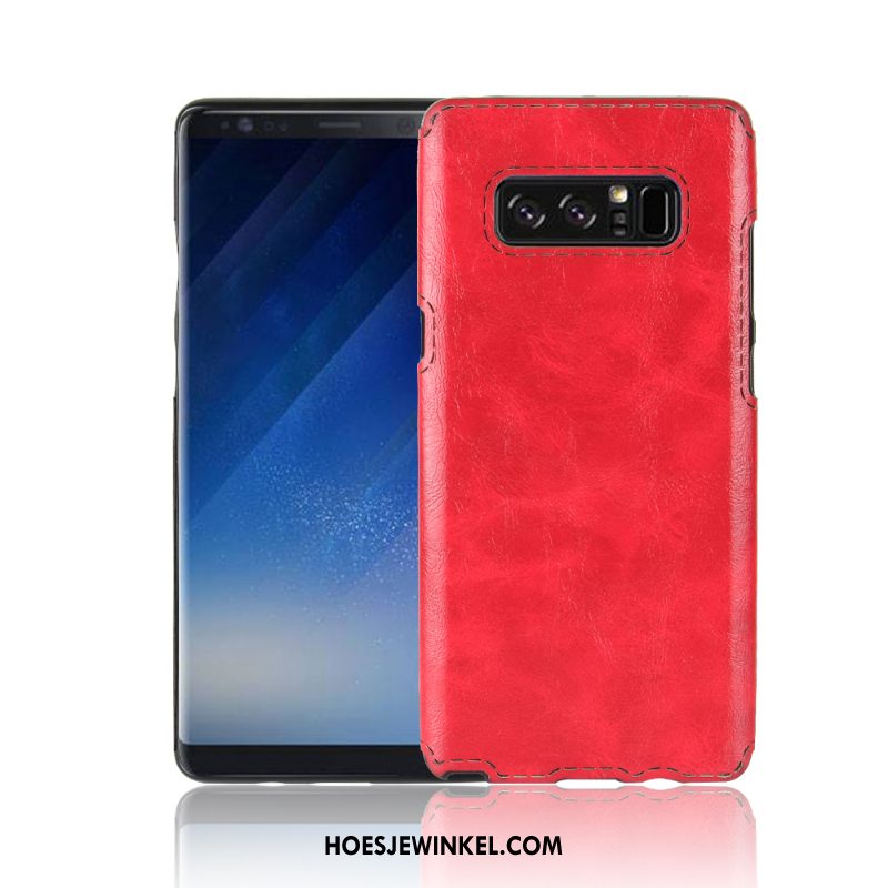 Samsung Galaxy Note 8 Hoesje Siliconen Rood Bescherming, Samsung Galaxy Note 8 Hoesje Zacht Anti-fall