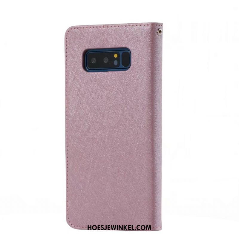 Samsung Galaxy Note 8 Hoesje Ster Folio Hanger, Samsung Galaxy Note 8 Hoesje Mobiele Telefoon Portemonnee