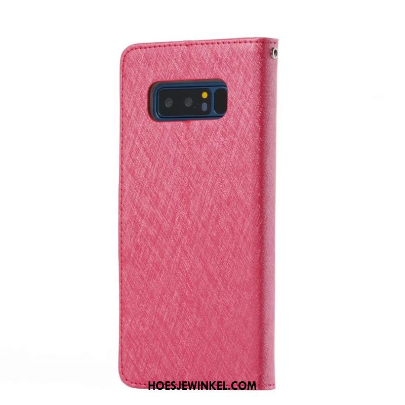 Samsung Galaxy Note 8 Hoesje Ster Folio Hanger, Samsung Galaxy Note 8 Hoesje Mobiele Telefoon Portemonnee