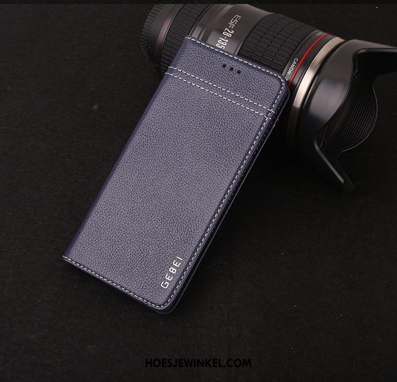 Samsung Galaxy Note 8 Hoesje Ster Leren Etui Echt Leer, Samsung Galaxy Note 8 Hoesje Rood Mobiele Telefoon