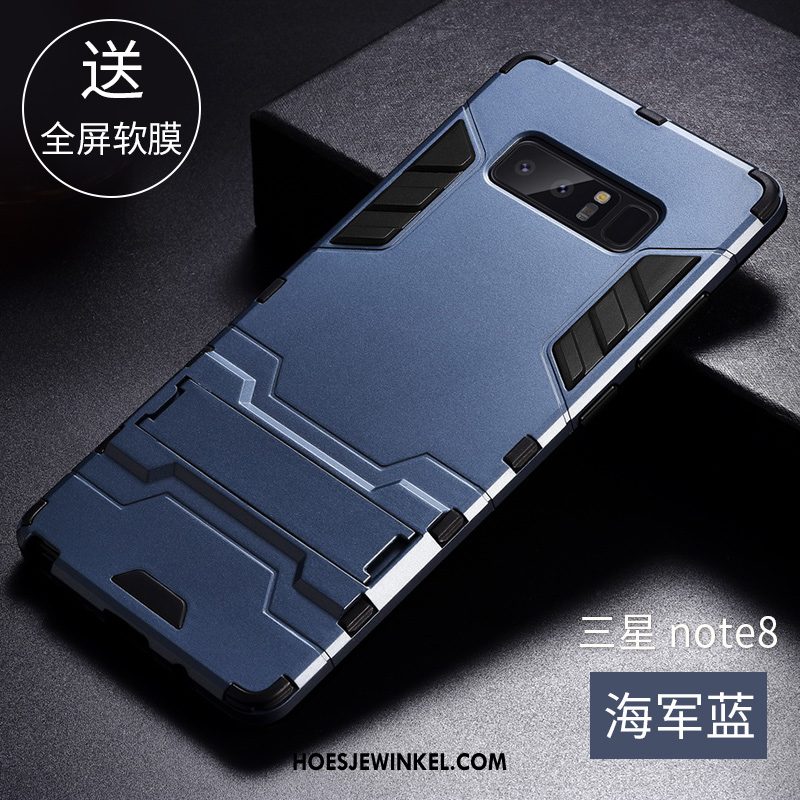 Samsung Galaxy Note 8 Hoesje Zacht Bescherming Blauw, Samsung Galaxy Note 8 Hoesje Anti-fall Siliconen