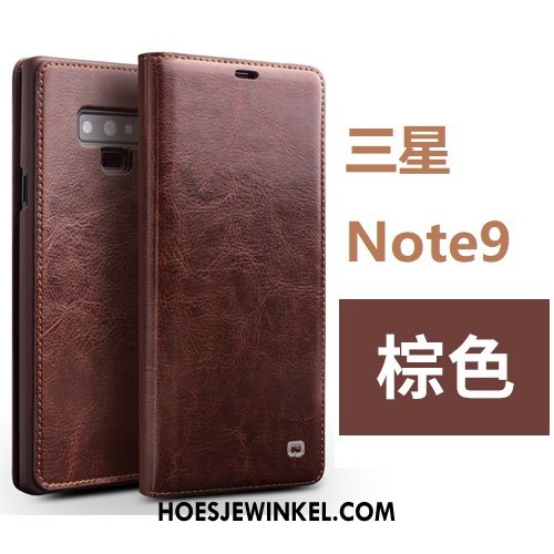 Samsung Galaxy Note 9 Hoesje All Inclusive Anti-fall Kaart, Samsung Galaxy Note 9 Hoesje Ster Eenvoudige