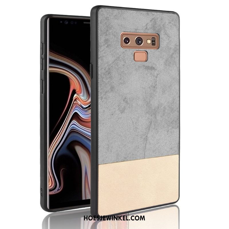 Samsung Galaxy Note 9 Hoesje Bescherming Mobiele Telefoon Denim, Samsung Galaxy Note 9 Hoesje Ster Patroon