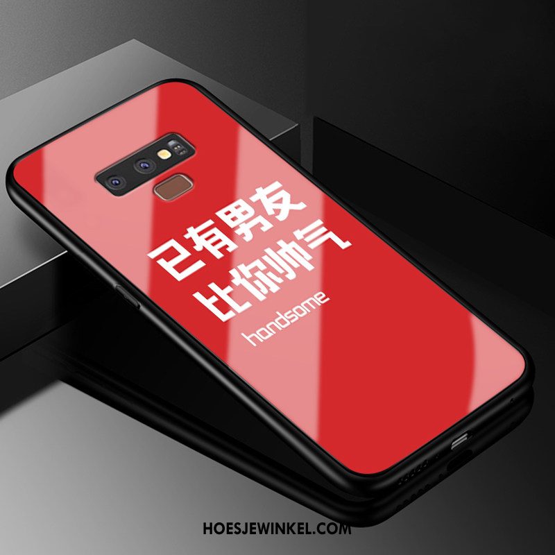 Samsung Galaxy Note 9 Hoesje Groen Mobiele Telefoon Ster, Samsung Galaxy Note 9 Hoesje Anti-fall Rood