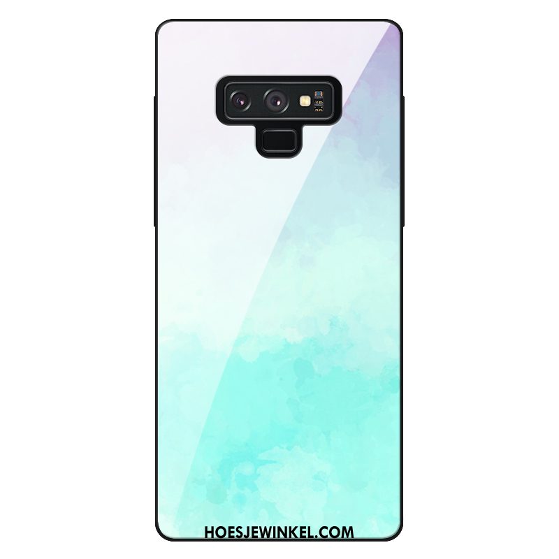 Samsung Galaxy Note 9 Hoesje Helder Hoes Purper, Samsung Galaxy Note 9 Hoesje Mobiele Telefoon Eenvoudige