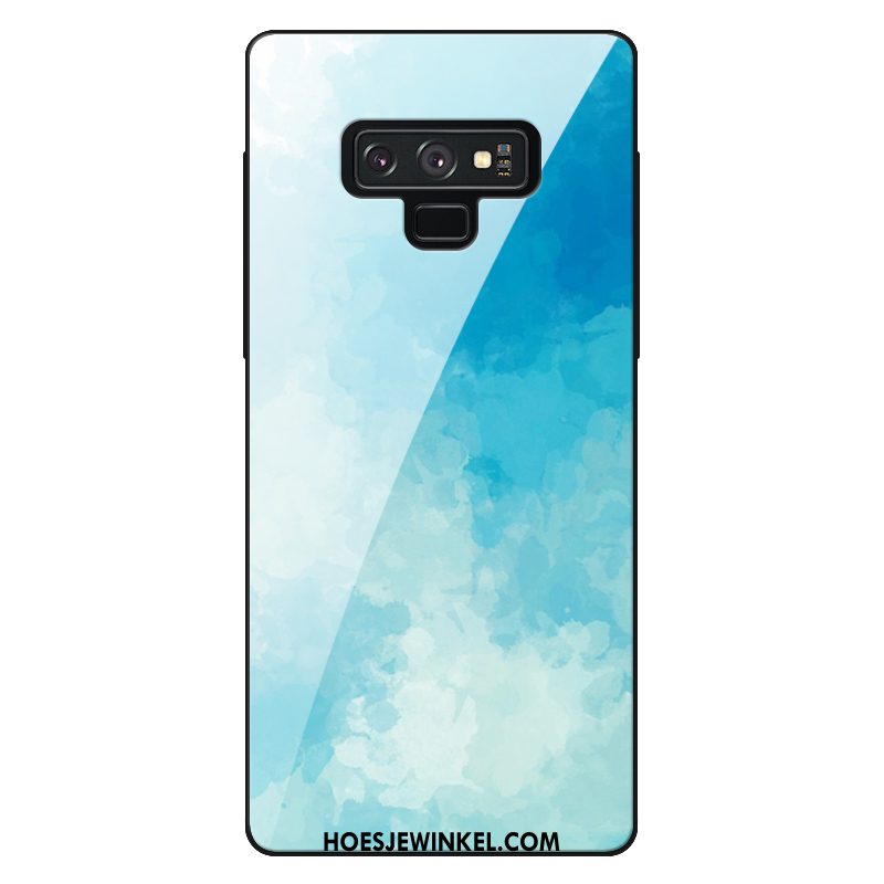 Samsung Galaxy Note 9 Hoesje Helder Hoes Purper, Samsung Galaxy Note 9 Hoesje Mobiele Telefoon Eenvoudige