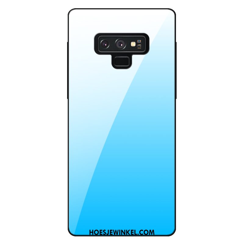 Samsung Galaxy Note 9 Hoesje Helder Hoes Purper, Samsung Galaxy Note 9 Hoesje Mobiele Telefoon Eenvoudige