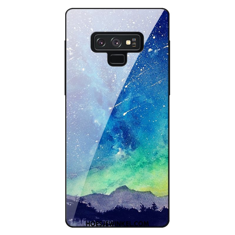 Samsung Galaxy Note 9 Hoesje Helder Hoes Purper, Samsung Galaxy Note 9 Hoesje Mobiele Telefoon Eenvoudige