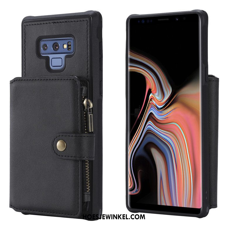 Samsung Galaxy Note 9 Hoesje Hoes Rits Ster, Samsung Galaxy Note 9 Hoesje Bescherming All Inclusive