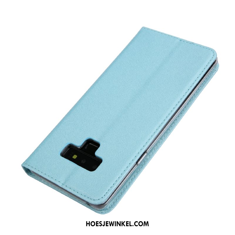 Samsung Galaxy Note 9 Hoesje Leren Etui Mobiele Telefoon Bescherming, Samsung Galaxy Note 9 Hoesje Kaart Patroon