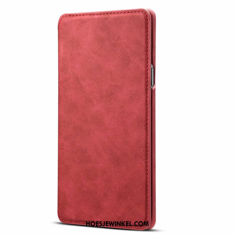 Samsung Galaxy Note 9 Hoesje Leren Etui Trend Hoes, Samsung Galaxy Note 9 Hoesje Bescherming All Inclusive