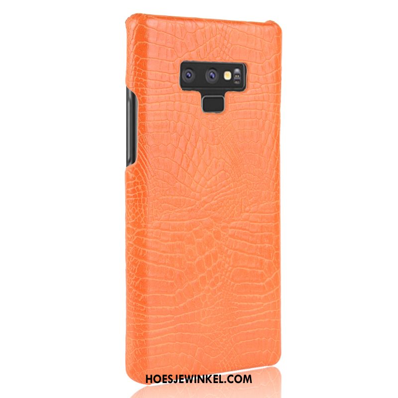 Samsung Galaxy Note 9 Hoesje Mobiele Telefoon Vintage Hard, Samsung Galaxy Note 9 Hoesje Tas Schrobben Orange