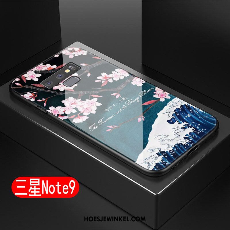 Samsung Galaxy Note 9 Hoesje Mobiele Telefoon Zwart Kunst, Samsung Galaxy Note 9 Hoesje Hemming Hard