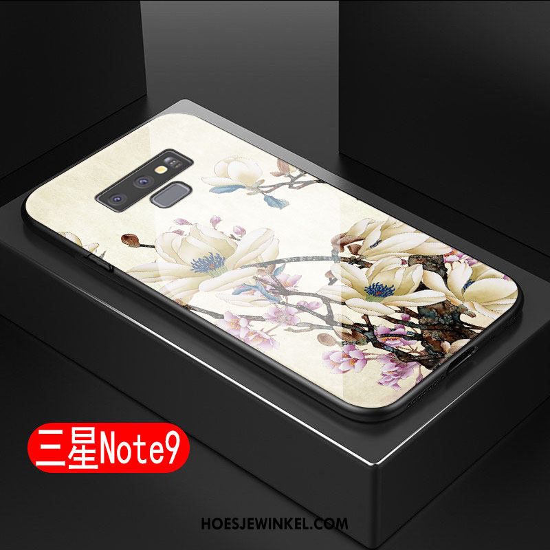 Samsung Galaxy Note 9 Hoesje Mobiele Telefoon Zwart Kunst, Samsung Galaxy Note 9 Hoesje Hemming Hard