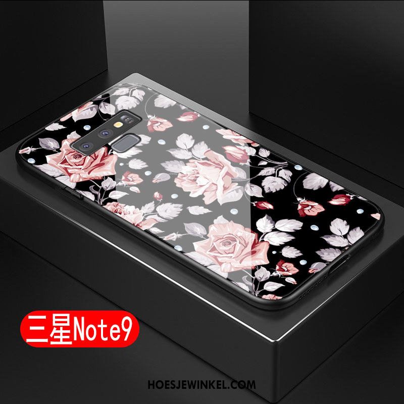 Samsung Galaxy Note 9 Hoesje Mobiele Telefoon Zwart Kunst, Samsung Galaxy Note 9 Hoesje Hemming Hard