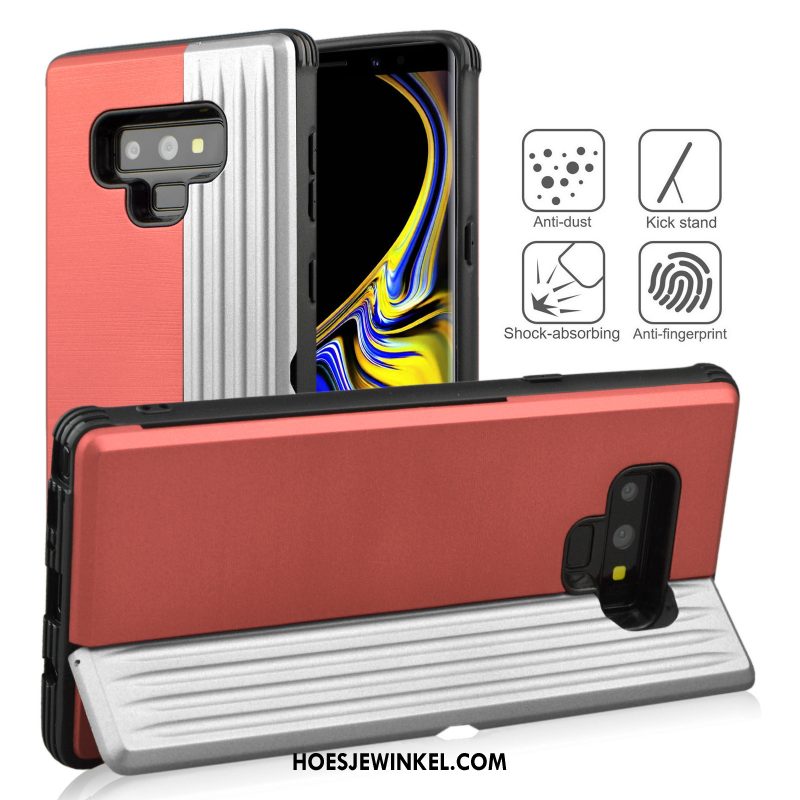Samsung Galaxy Note 9 Hoesje Persoonlijk Scheppend Rood, Samsung Galaxy Note 9 Hoesje Kaart Mobiele Telefoon